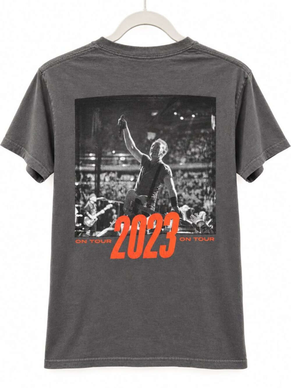Bruce Springsteen E Street Band 2023 Tour Tee S Gray Concert Shirt
